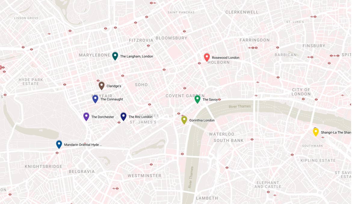 Best Hotels in Zone One London